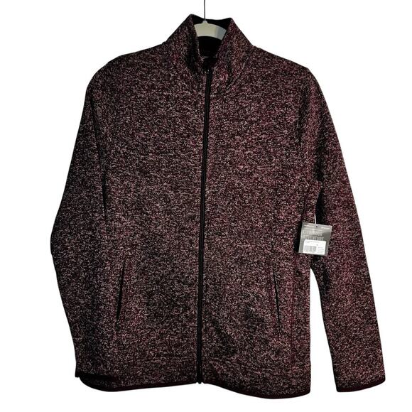 NWT Eddie Bauer Women’s WR Radiator Fleece Full‑Zip, Fuchsia Heather, Size M - Picture 1 of 8